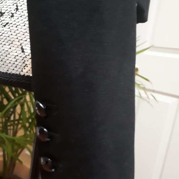 Vintage fur collar blazer jacket - Picture 4 of 7